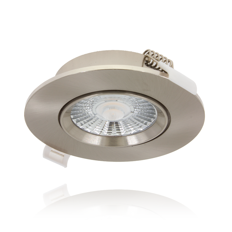 LED INBOUWSPOT HYDRA SLIM-FIT 6W DIM2WARM ZILVER