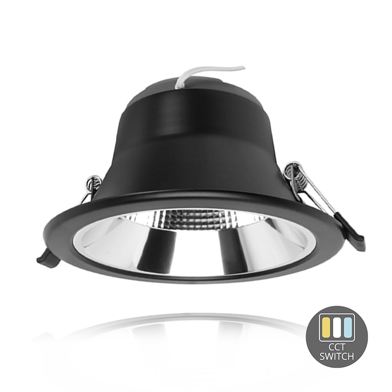 LED DOWNLIGHT SIA ZWART CCT-SWITCH Ø120