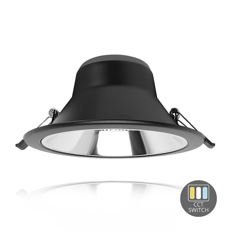 LED DOWNLIGHT SIA ZWART CCT-SWITCH Ø145