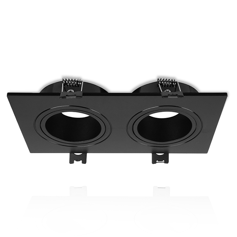 DUO GU10 ARMATUUR GREIP ZWART (per 2 verpakt)