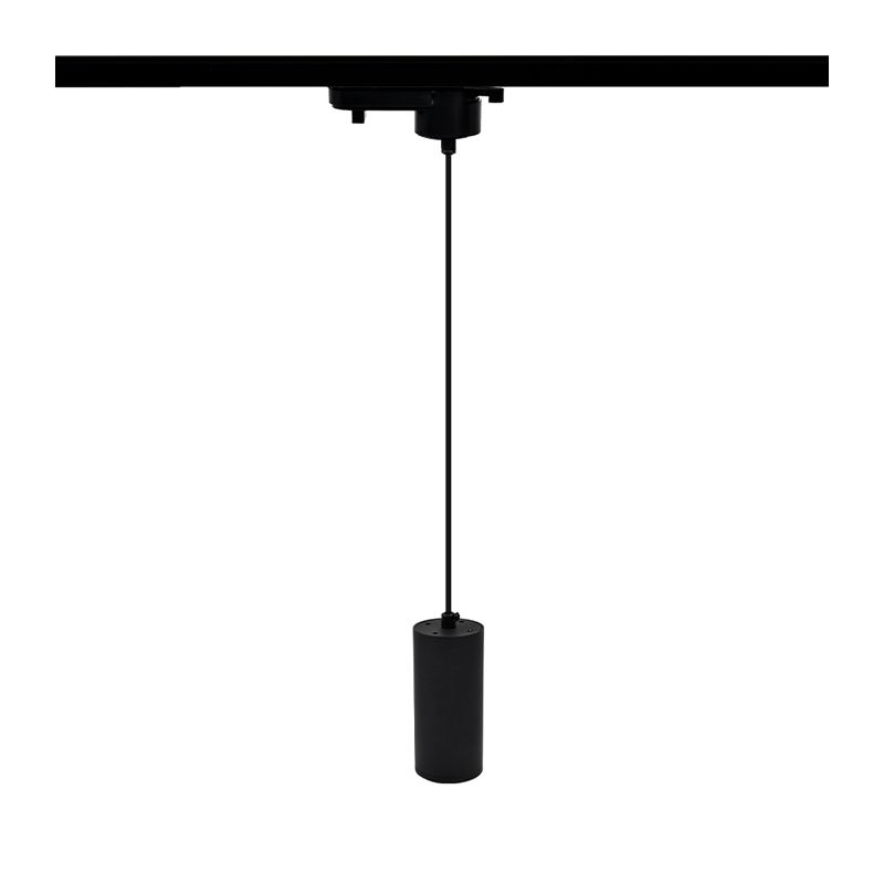 3-FASE HANGLAMP LADE GU10 FITTING ZWART