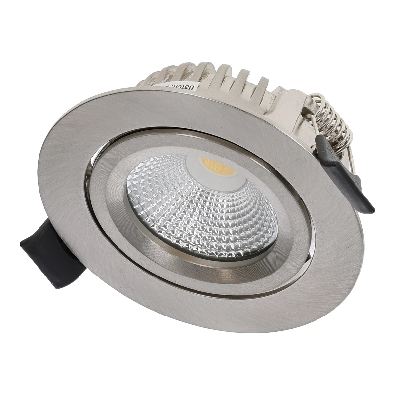 LED INBOUWSPOT VARDA SLIM-FIT 5W DIM ZILVER - 2700K