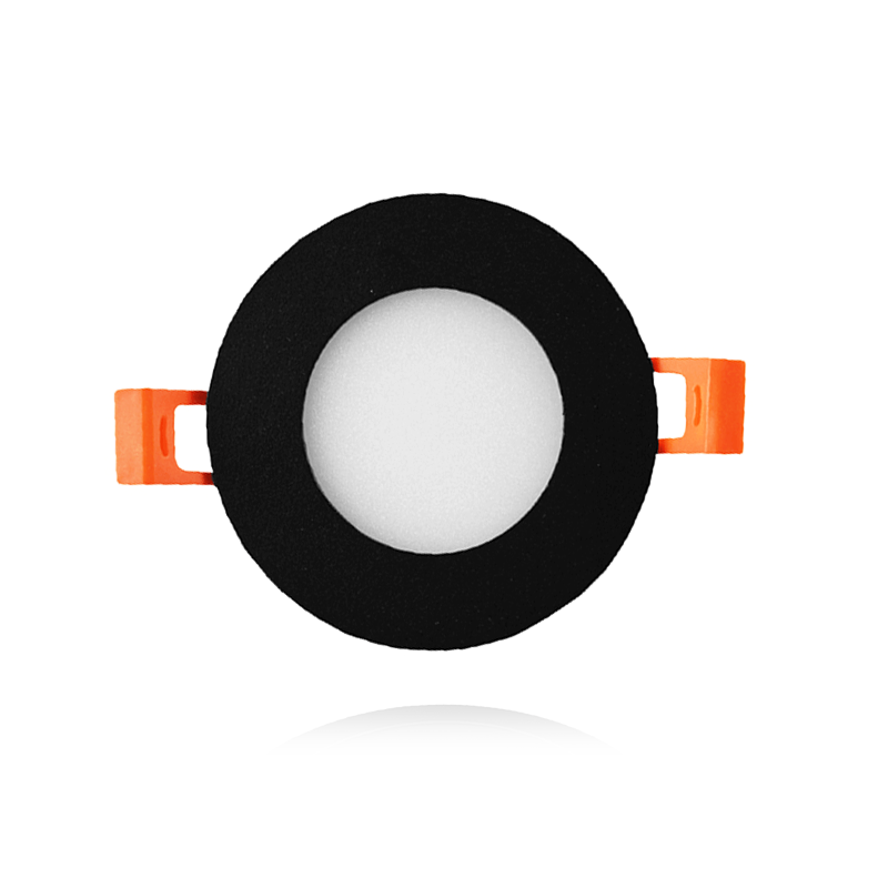 LED DOWNLIGHT UMBRIEL SLIM Ø75 3W ZWART - 3000K