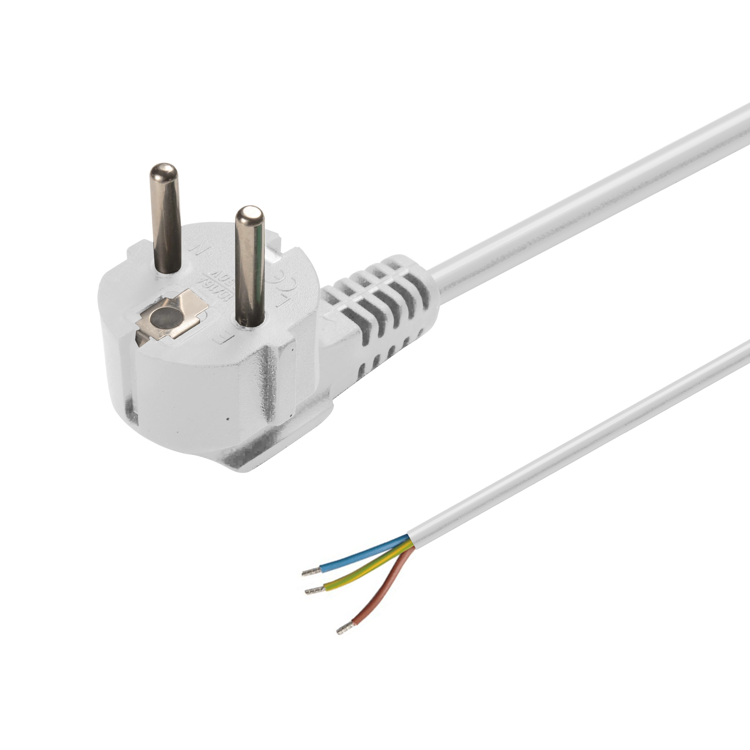 AANSLUITSNOER 1.5M EURO 3 X 0.75MM² WIT