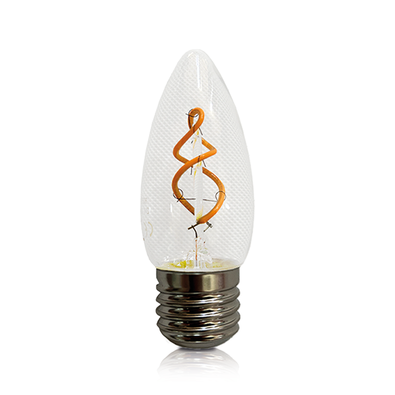 LED FILAMENT E14 KAAR DIMBAAR CLEAR 2W