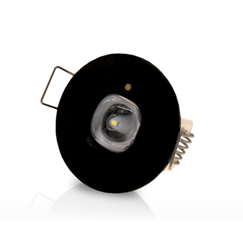 NOODVERLICHTING INBOUW SPOT ZWART