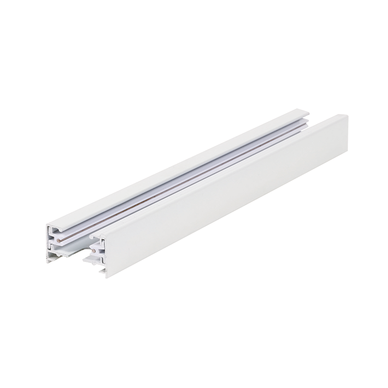 1-FASE RAIL 1.5 meter incl eindkap en voedingconnector wit