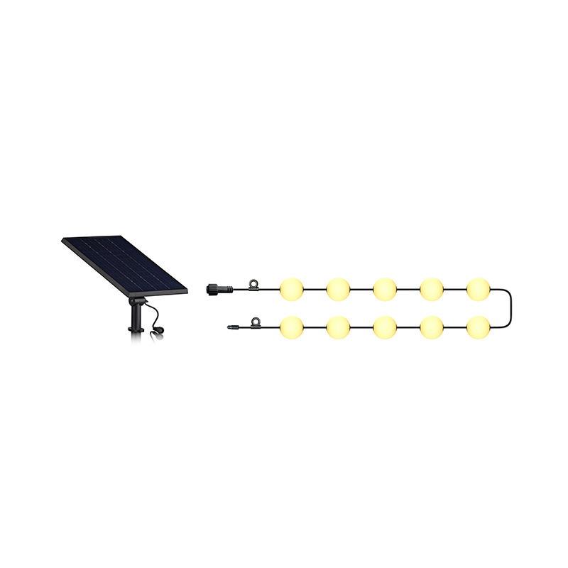 Ballen snoer 7.5M met zonnepaneel