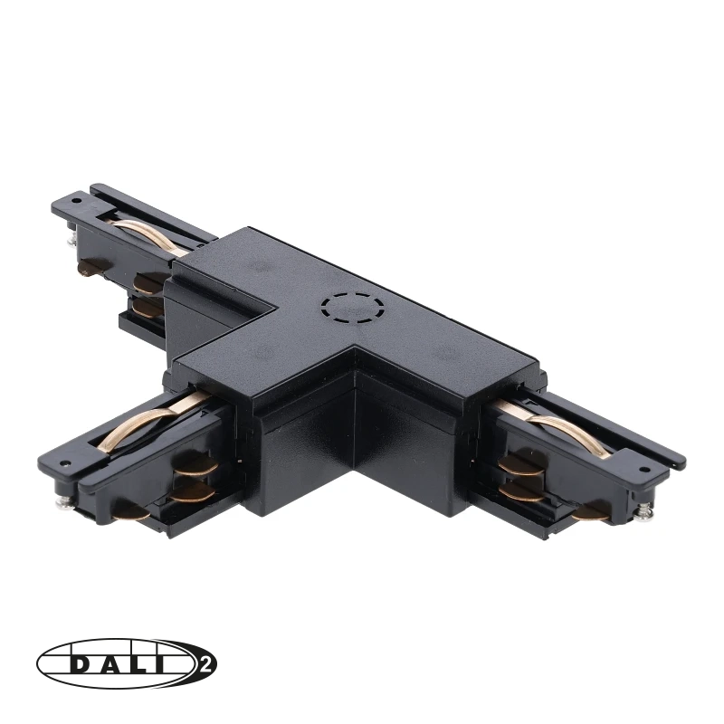 DALI 3-FASE RAIL | T-VORM CONNECTOR | LEFT-1 | ZWART