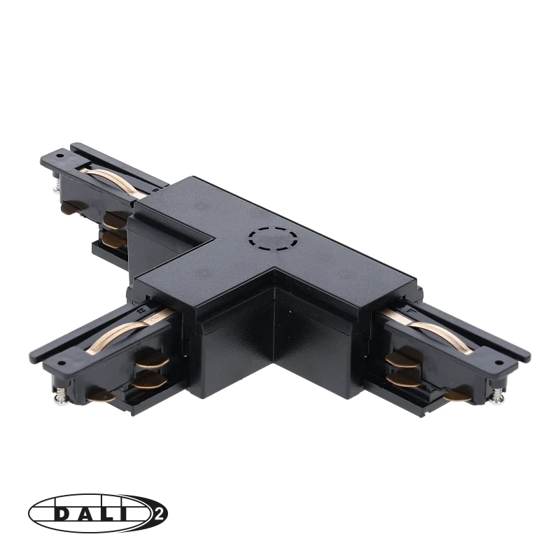 DALI 3-FASE RAIL | T-VORM CONNECTOR | RIGHT-1 | ZWART