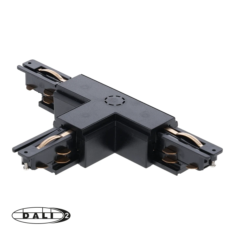 DALI 3-FASE RAIL | T-VORM CONNECTOR | RIGHT-2 | ZWART
