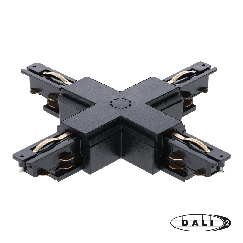 DALI 3-FASE RAIL | X-VORM CONNECTOR | ZWART