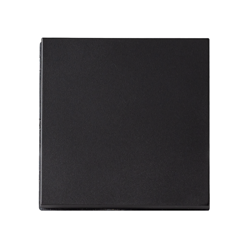 Tastdimmer Knop Enkelvoudig V1/J1 Mat Zwart