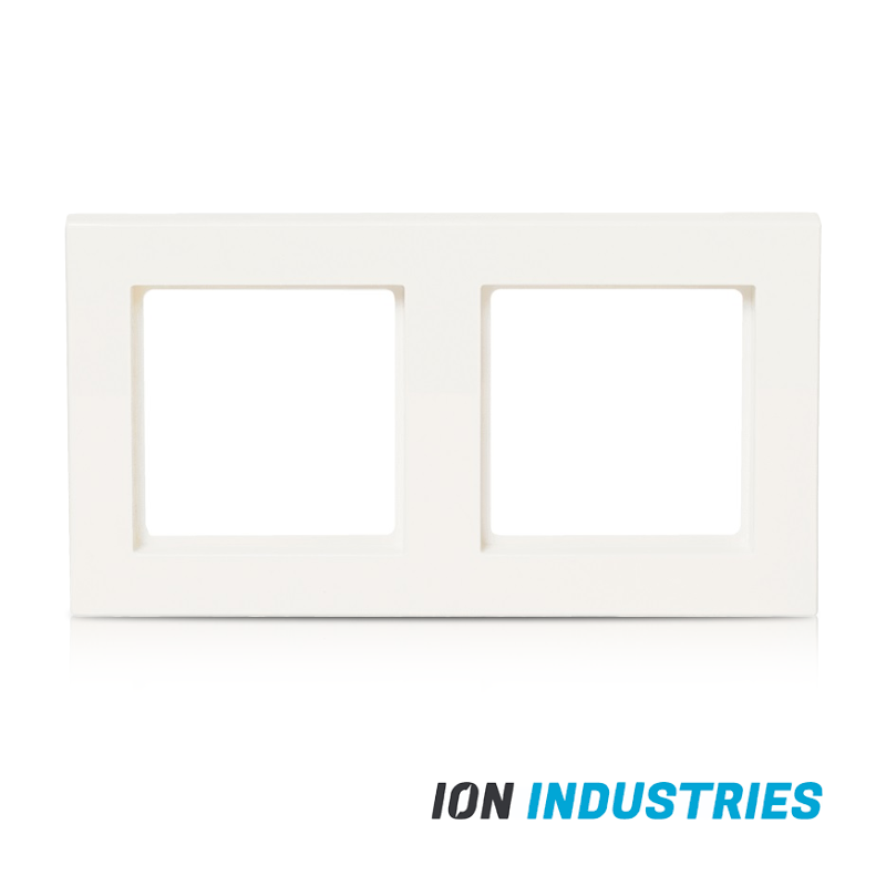 ION INDUSTRIES | Afdekraam 2-voudig V1 Alpin Wit