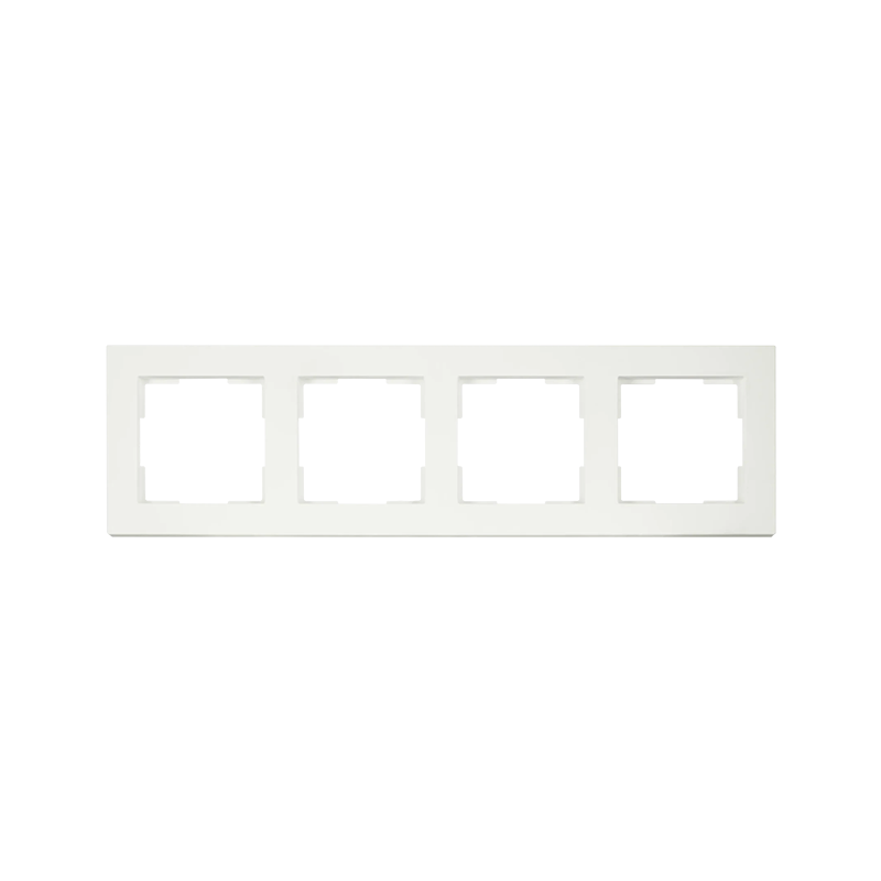 ION Industries | Afdekraam 4-voudig V1 Mat Alpin Wit
