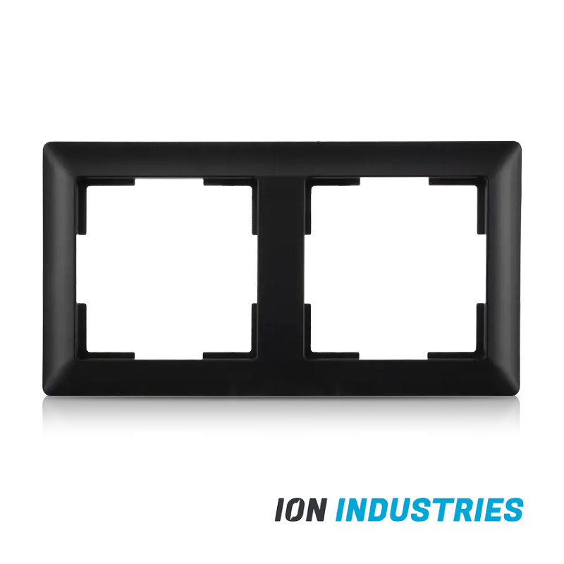 ION INDUSTRIES | Afdekraam 2-voudig J1 Mat Zwart
