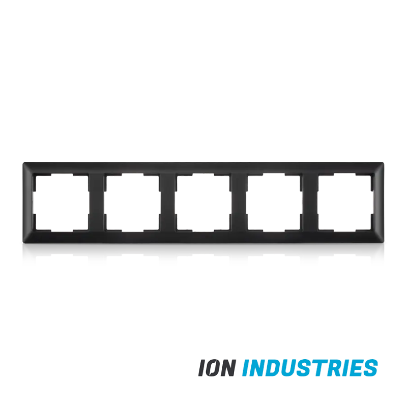 ION INDUSTRIES | Afdekraam 5-voudig J1 Mat Zwart