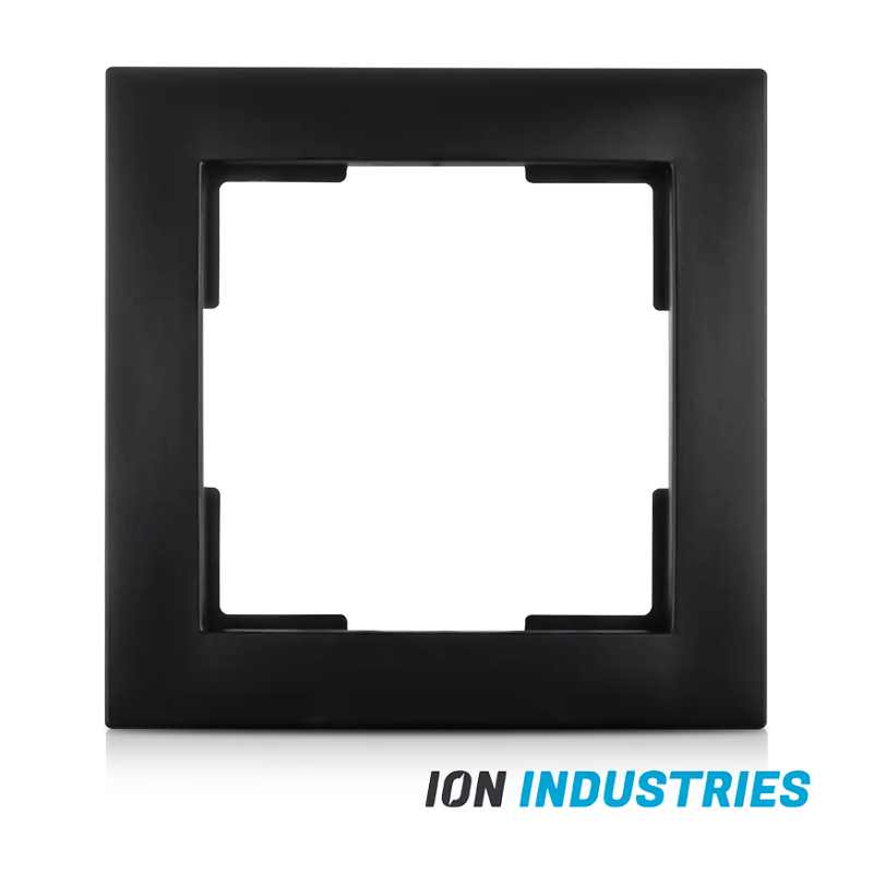 ION INDUSTRIES | Afdekraam 1-voudig E1 Mat Zwart