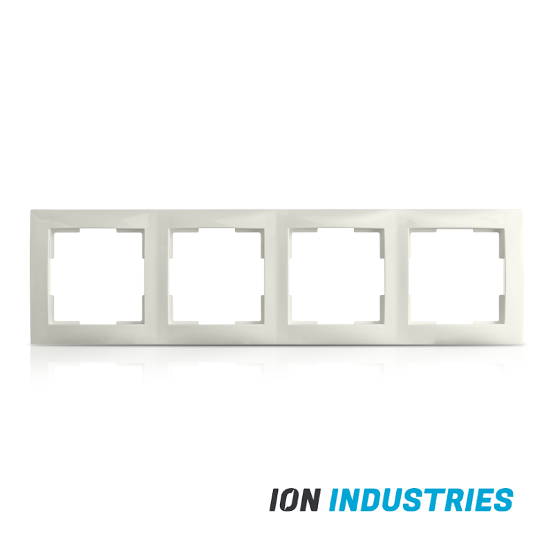 ION INDUSTRIES | Afdekraam 4-voudig E1 Alpin Wit