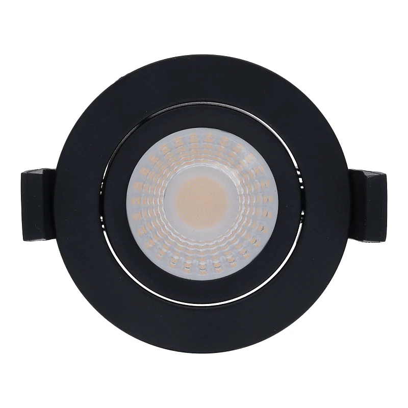 LED INBOUWSPOT | MIRAN | SLIM-FIT | 5W/7W | DIM TO WARM + CCT-SWITCH | ZWART