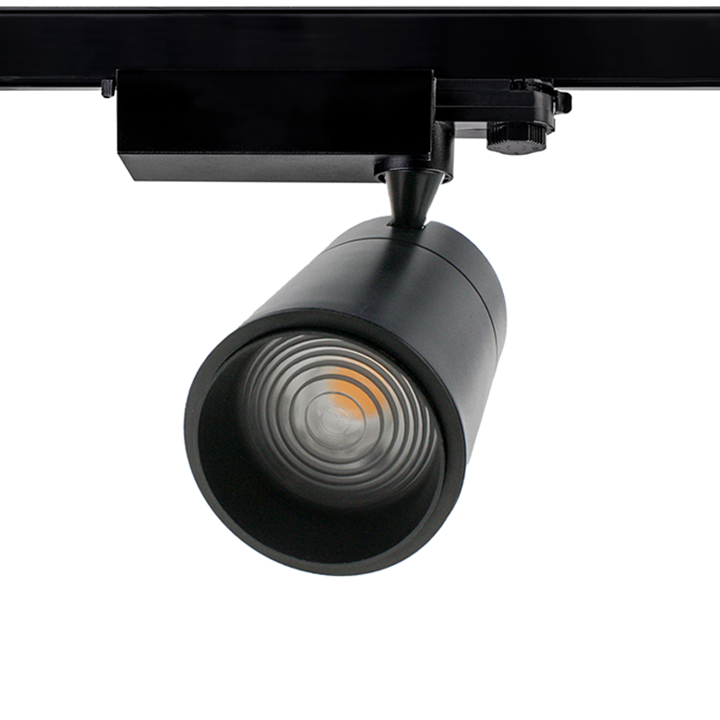 3-FASE RAILSPOT ORCUS ZOOMABLE 30W ZWART - 4000K