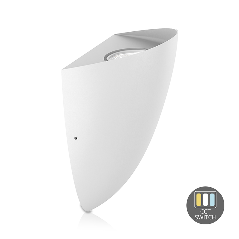 WANDLAMP DAPHNIS WIT 8W DIMBAAR WHITE SWITCH