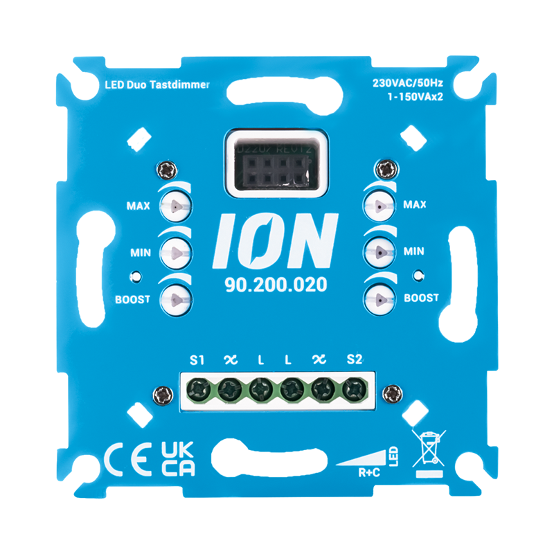 LED Duo Tastdimmer 2x150 Watt
