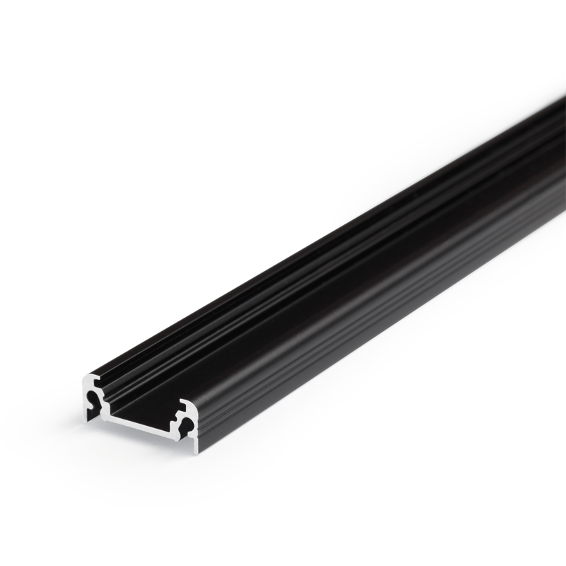 PROFIEL SURFACE ZWART 14MM 2MT (1 stuk)