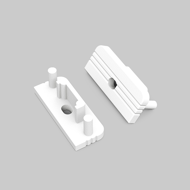 END CAP MET KABELOPENING SURFACE 14MM (1 zakje a 20 stuks)