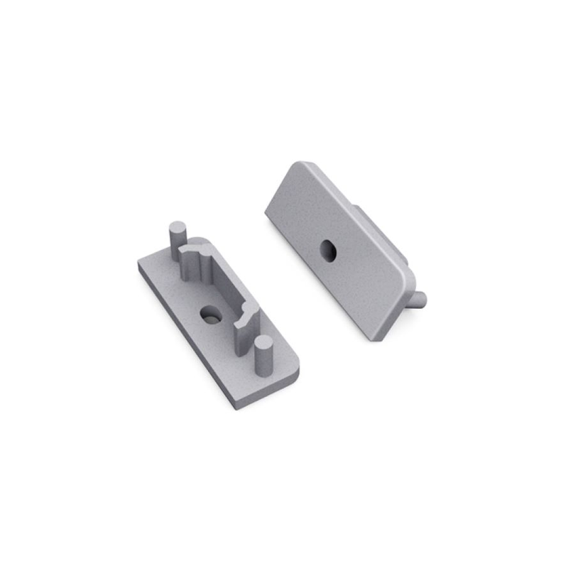 END CAP MET KABELOPENING SURFACE 14MM (1 zakje a 20 stuks)