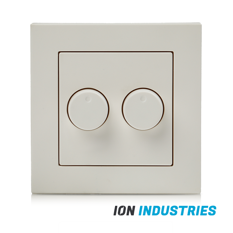 DUO DIMMER AFDEKPLAAT | MAT WIT | ION INDUSTRIES