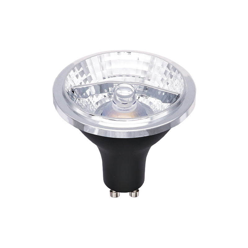 LED AR70 | GU10 | SPOT | 45° | 6W | ZWART | DIMBAAR - 2700K