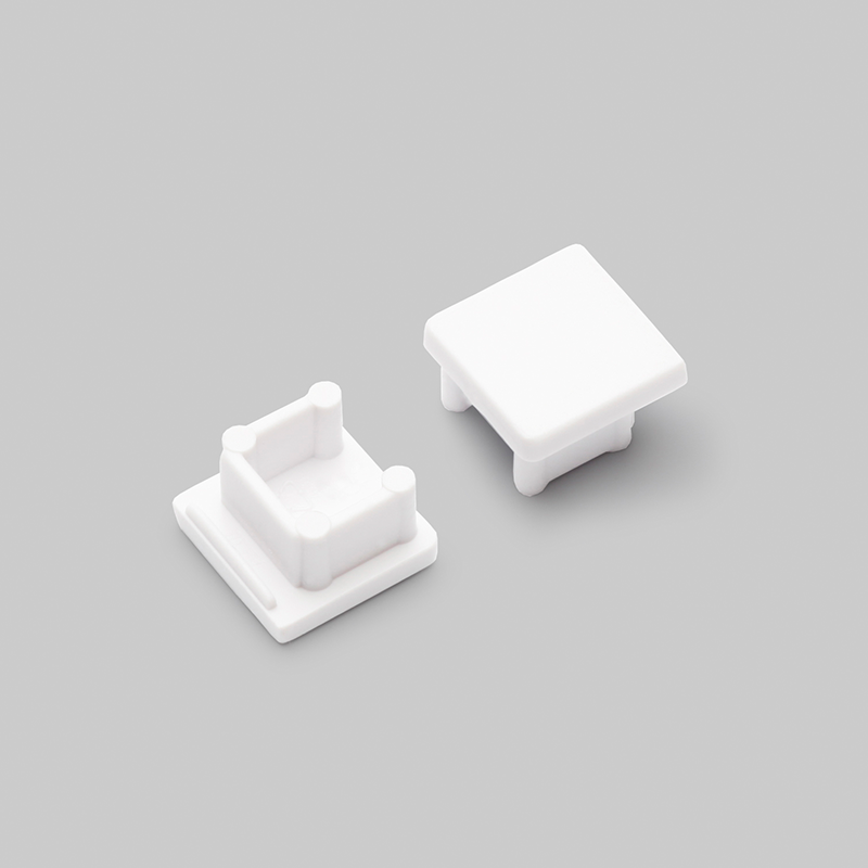 END CAP ZONDER KABELOPENING WIT SMART 10MM (1 zakje a 20 stuks)
