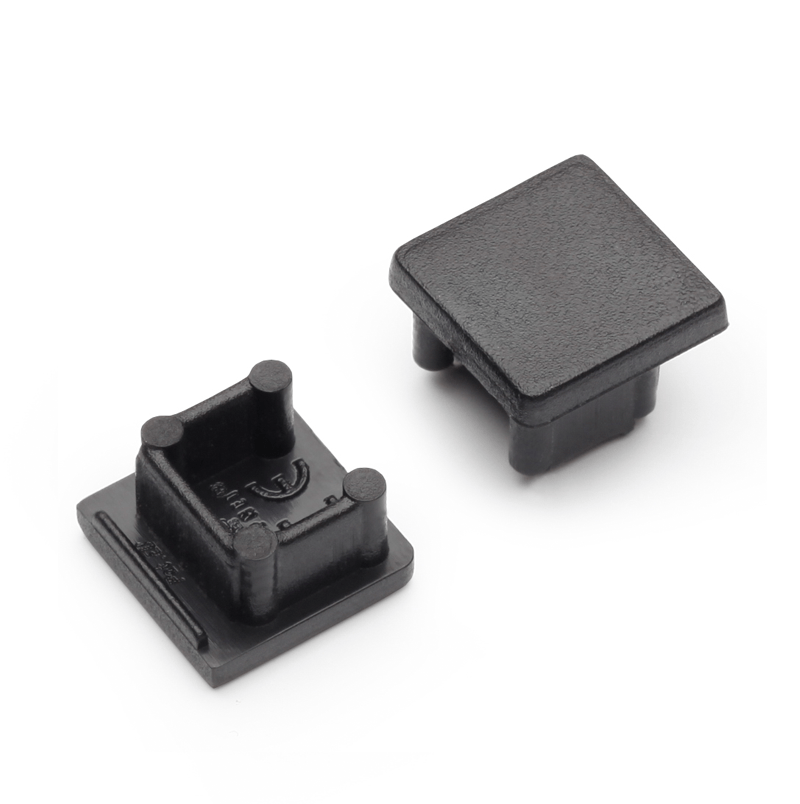 END CAP ZONDER KABELOPENING ZWART SMART 10mm (1 zakje a 20 stuks)