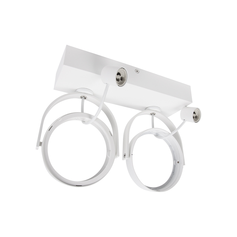 AR111 OPBOUWARMATUUR MET 2xGU10 FITTING
