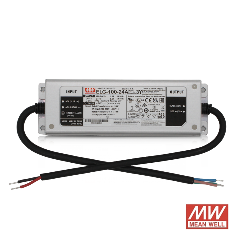 24V MEANWELL DRIVER IP65 100W