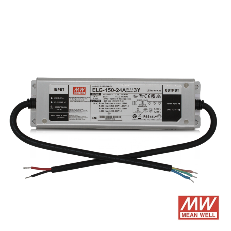 24V MEANWELL DRIVER IP65 150W