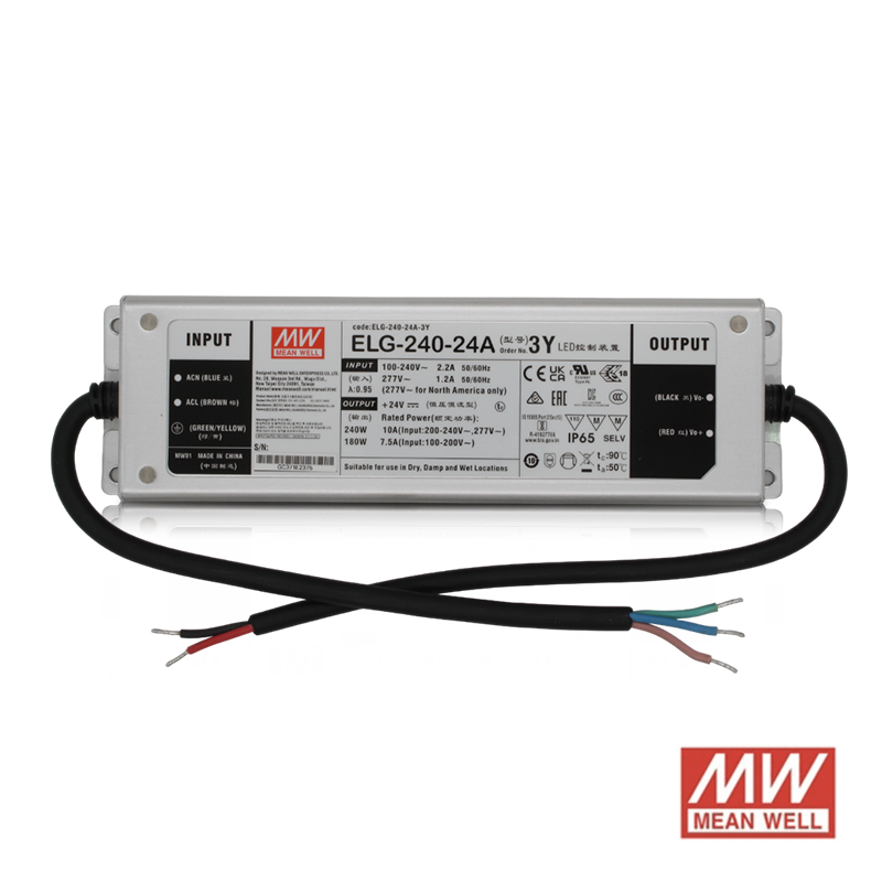 24V MEANWELL DRIVER IP65 240W