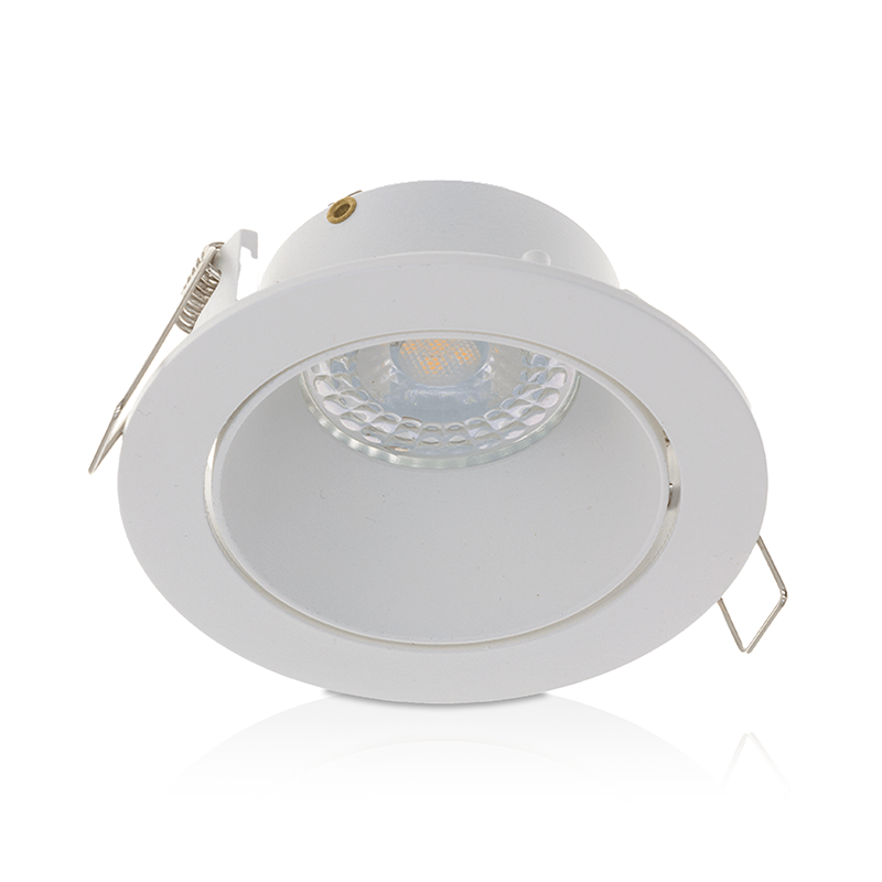 MR16 ARMATUUR ROND KANTELBAAR WIT L