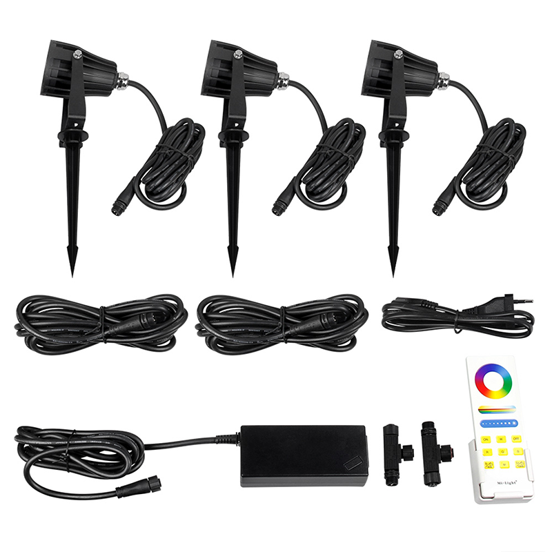 MI-LIGHT 6W RGB+CCT 24V GARDEN LIGHT SET