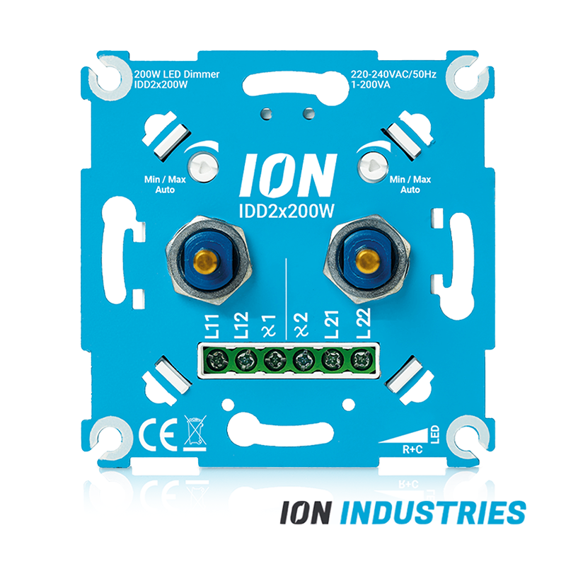 DUO LED DIMMER | 2×0.3-200 WATT | ION INDUSTRIES