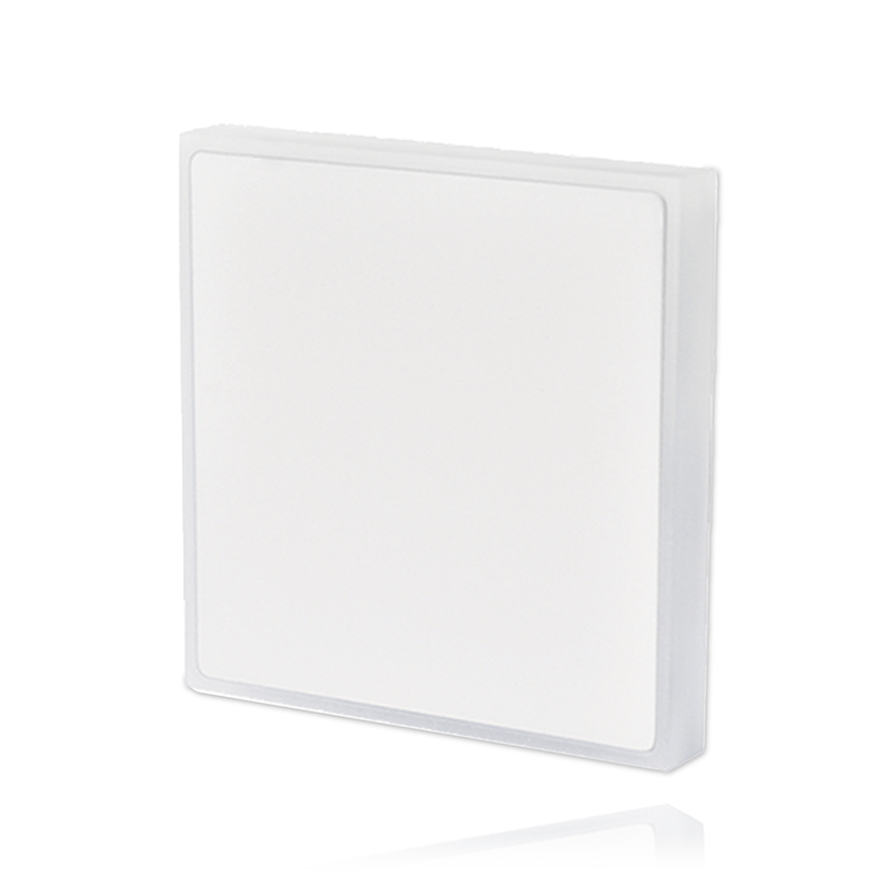 Opzetstuk Wit 360° vierkant t.b.v. inbouw nachtlamp