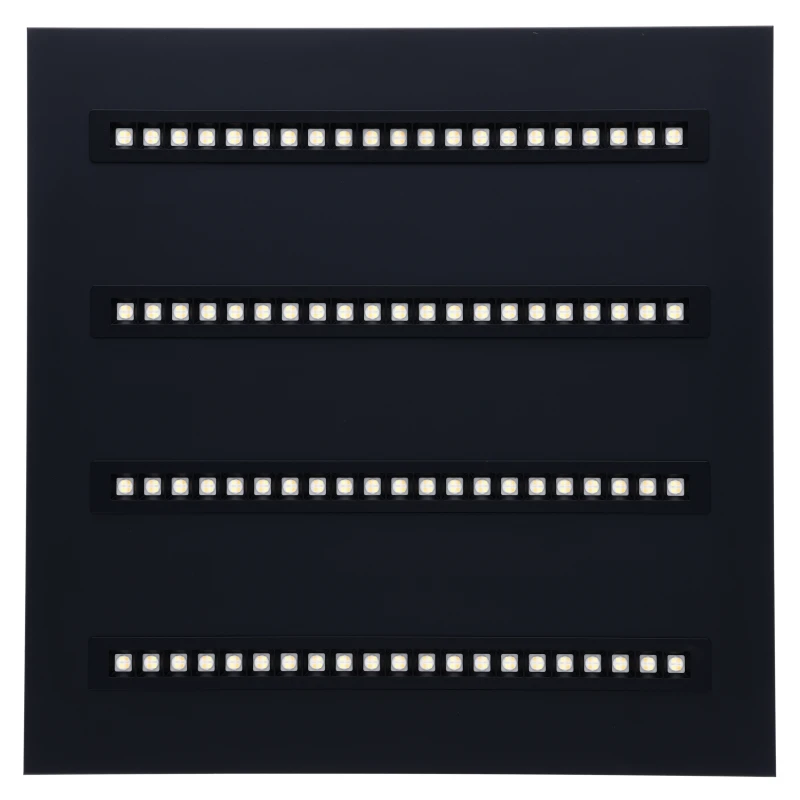 LED LOUVRE PANEEL | NOVA | 60X60CM | 36W | CCT-SWITCH | ZWART