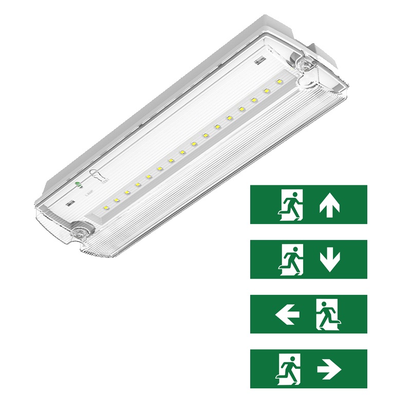 noodverlichting PAN 3W WIT incl pictogrammen