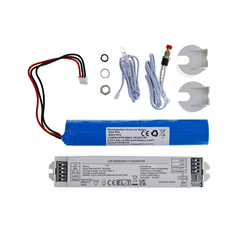 NOODUNIT 5W | 50-200V(DC) | 3 UUR | VOOR LICHTLIJN