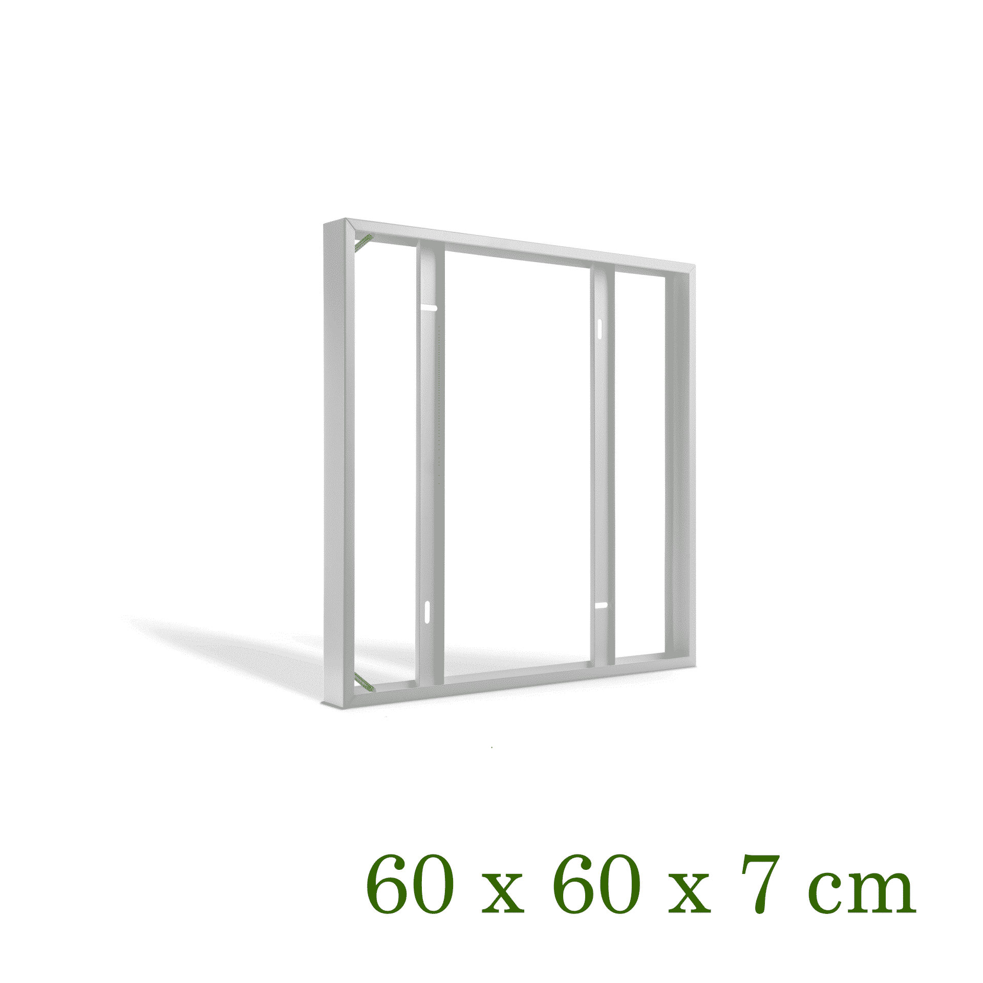 OPBOUWFRAME VOOR BACKLIGHT PANEEL 60x60CM