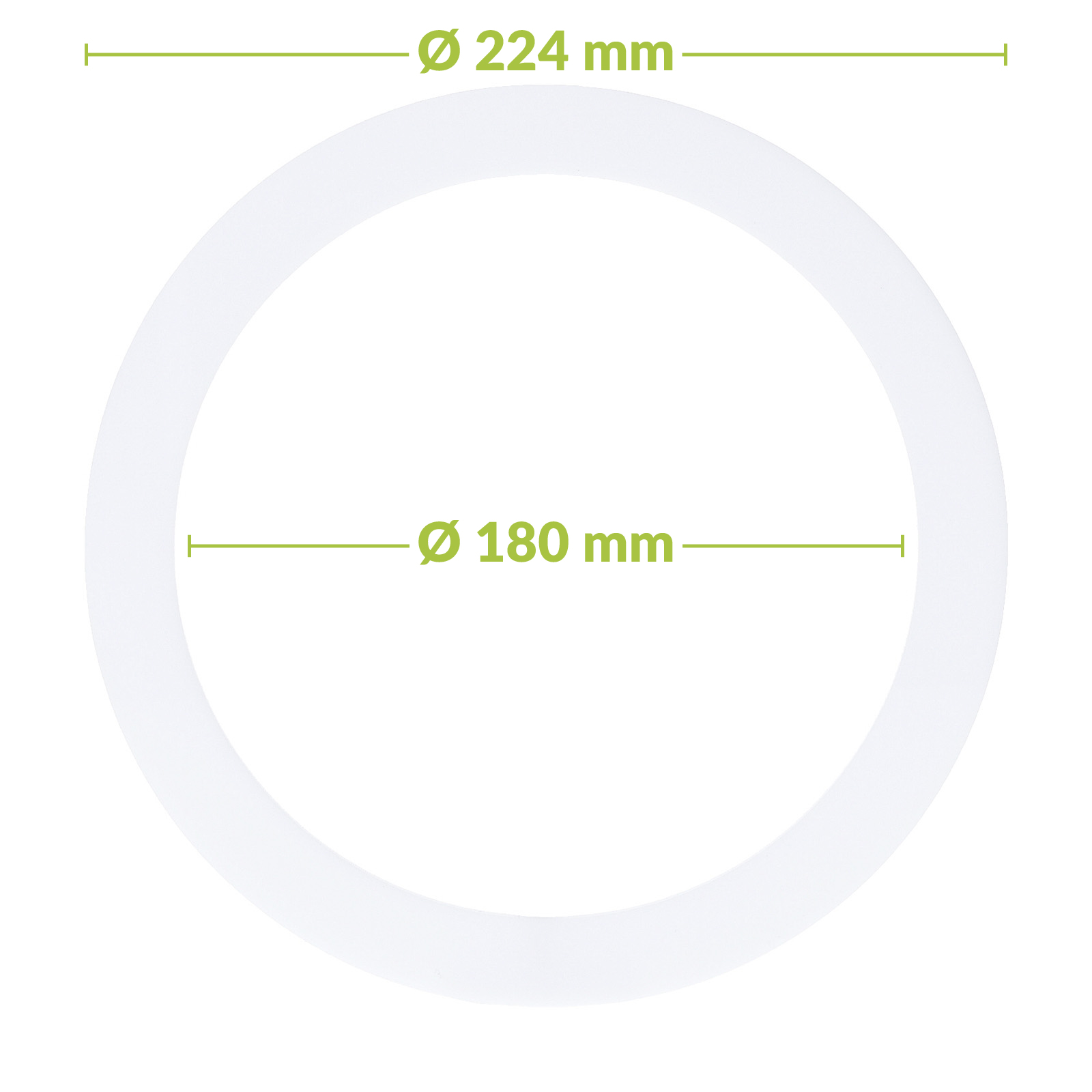 Verloopring Ø 180-224mm