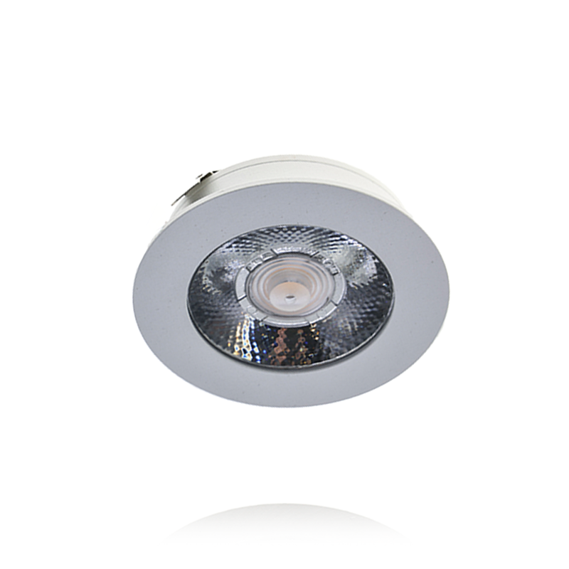 LED MEUBELSPOT | BASTON | 3W | 12V(DC) | IP44 | WIT | 14mm hoog - 2700K